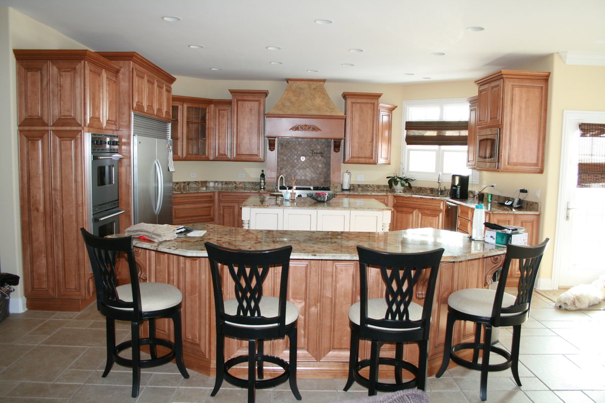 Kitchen remodel with island